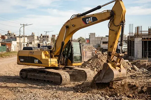 Foto de pala excavadora